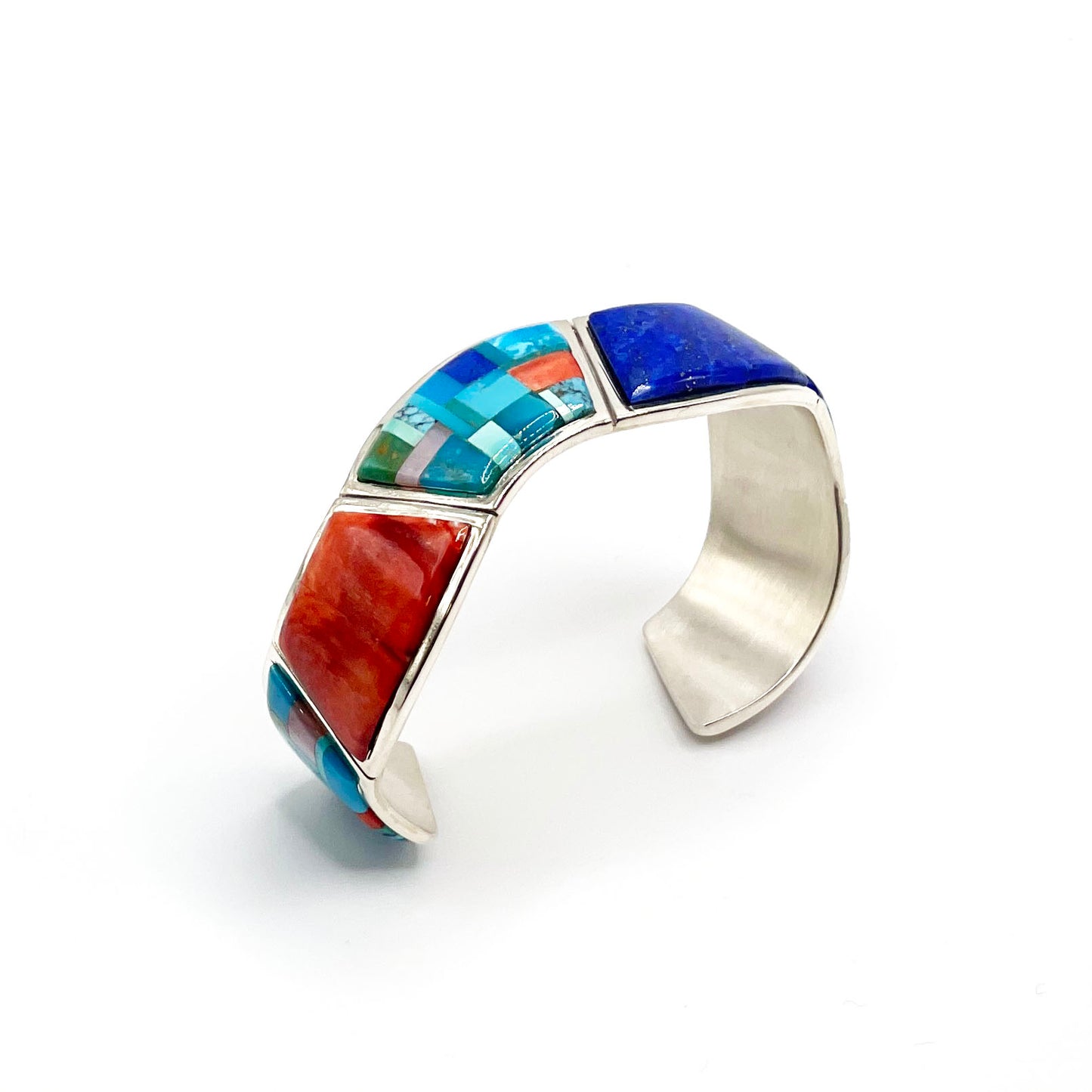 Stone Inlay Cuff Bracelet