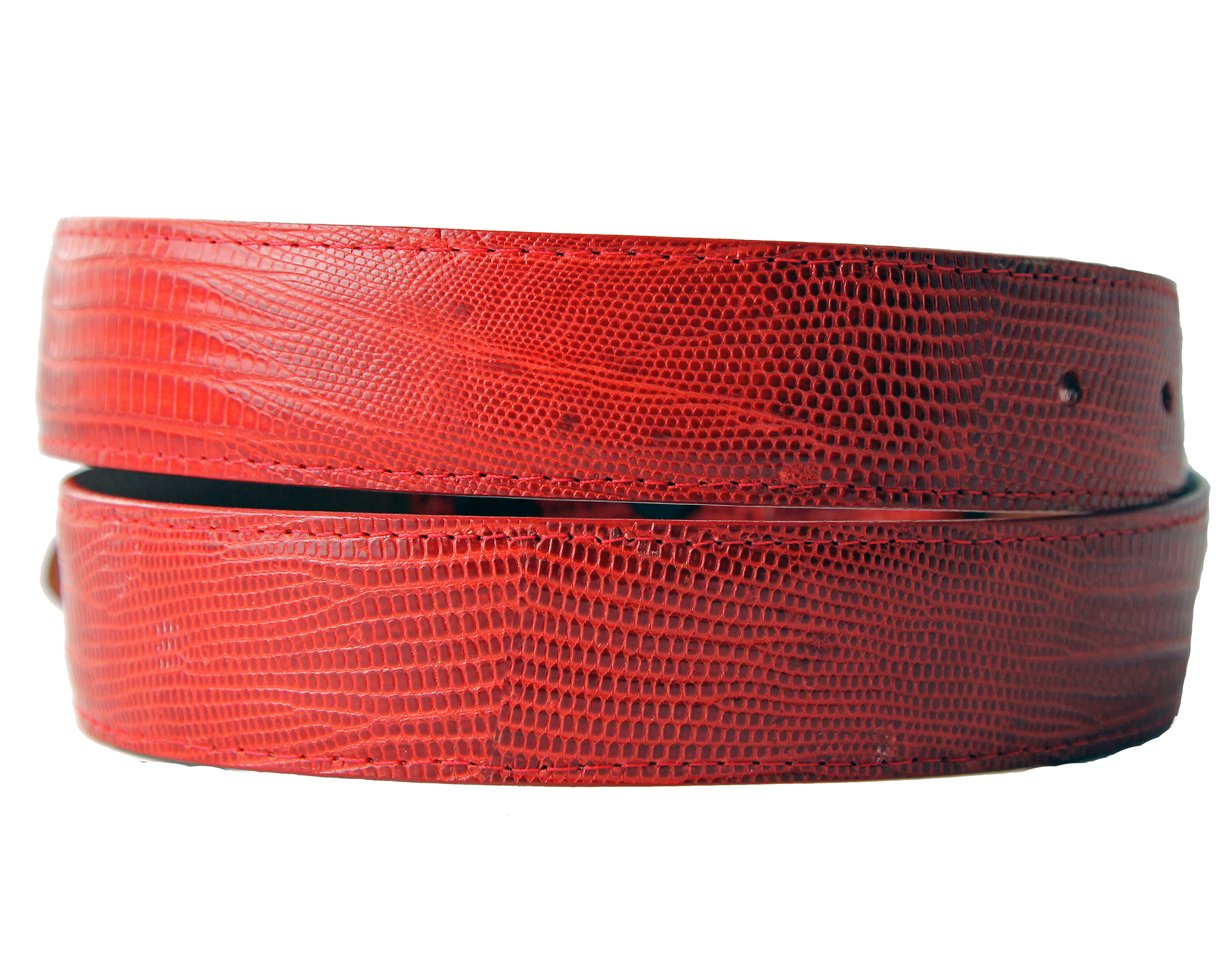 Red Lizard Belt Strap