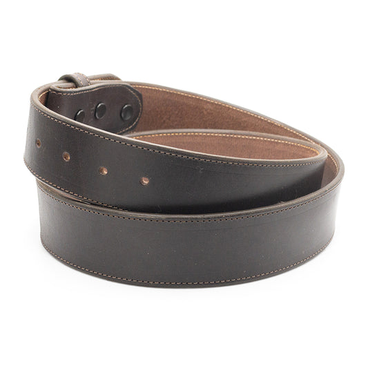 Brown Brifle Leather Belt Strap