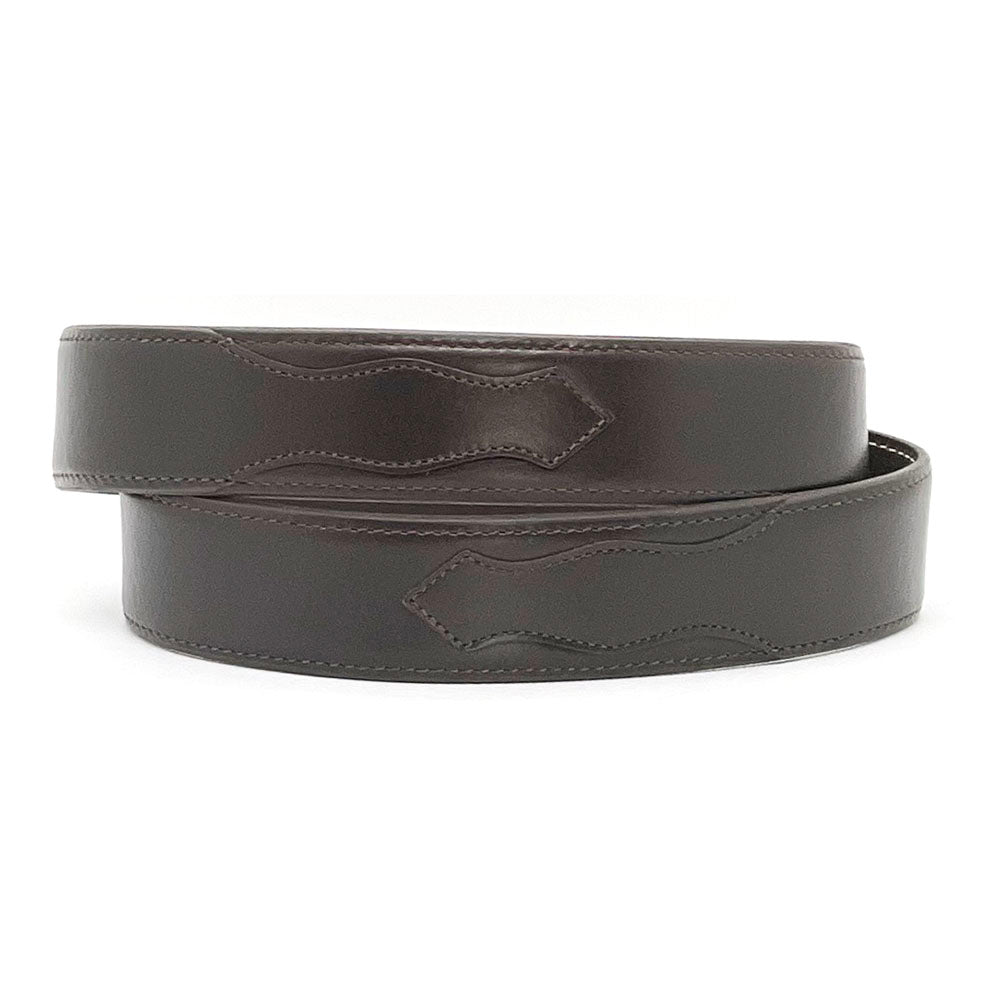 Brown Goatskin Belt Strap