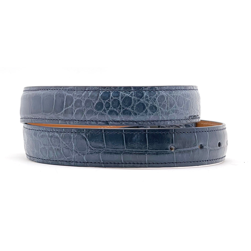 Denim Alligator Belt Straps