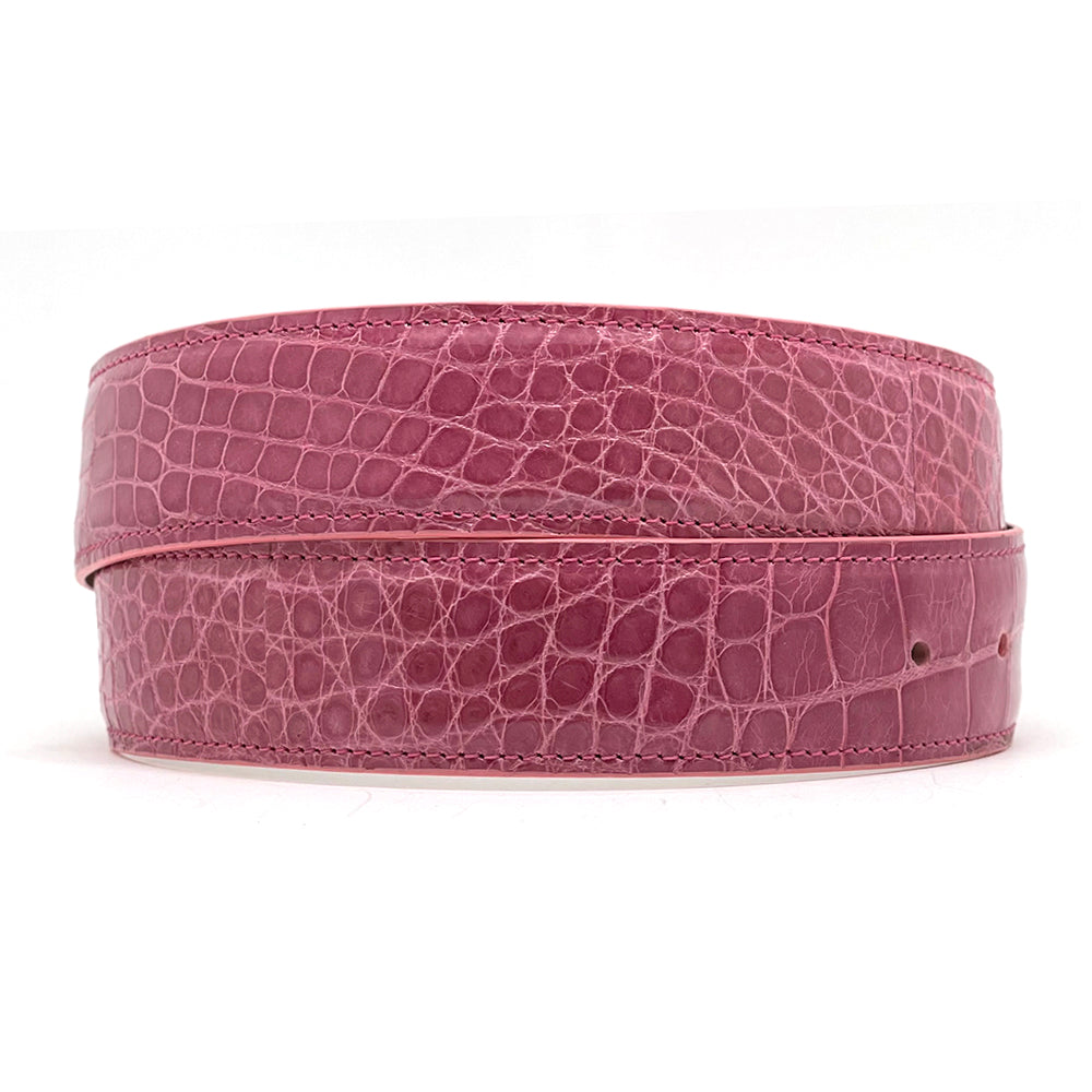 Pink Alligator Belt Strap