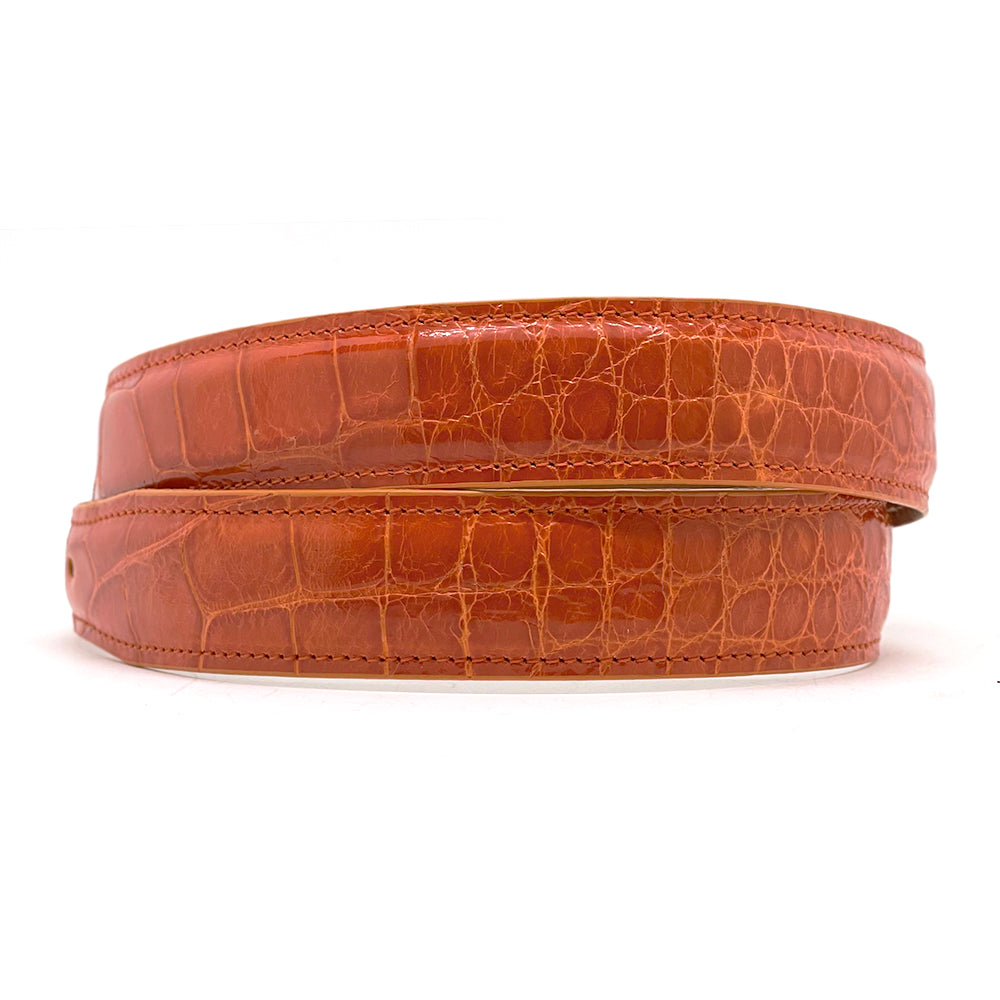 Orange Alligattor Belt Strap