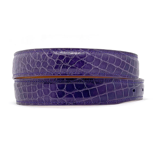 Purple Alligator Belt Strap