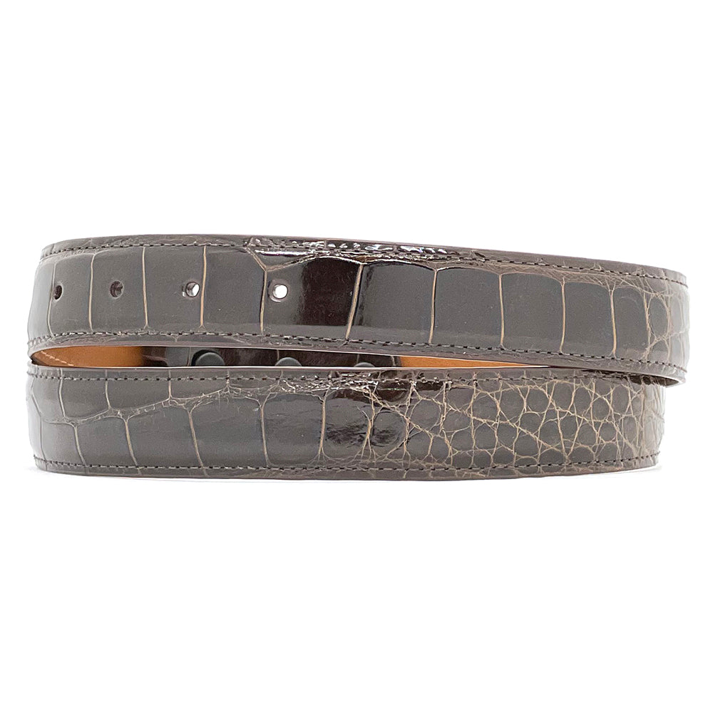 Brown Alligator Belt Strap
