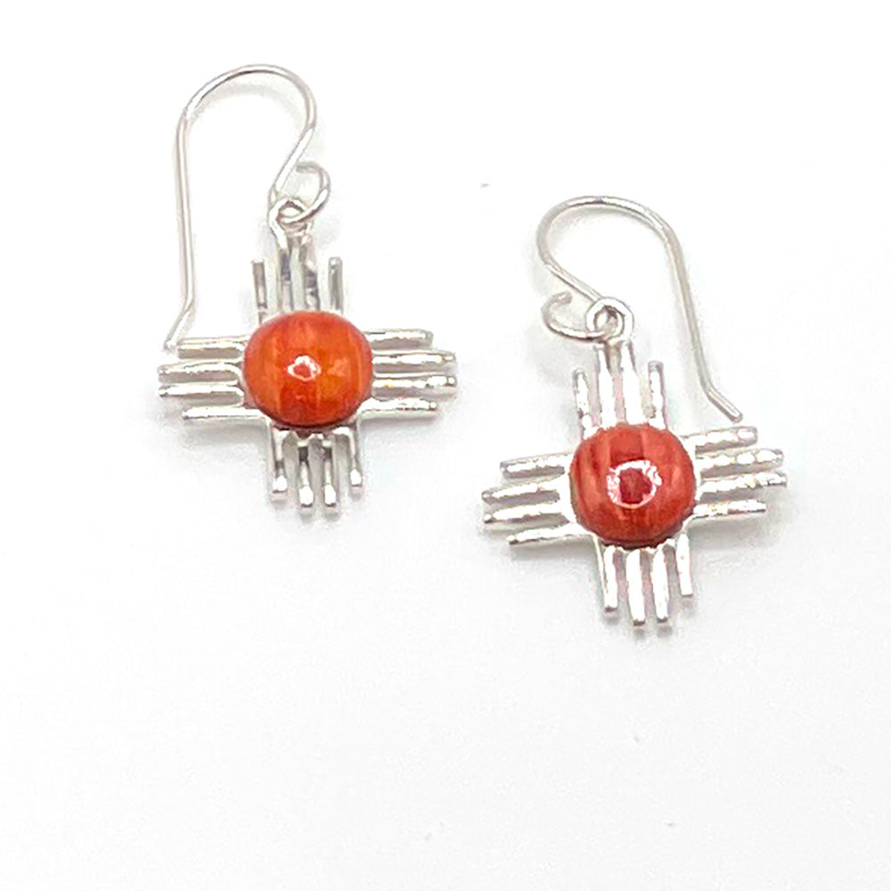 Coral Zia Earrings