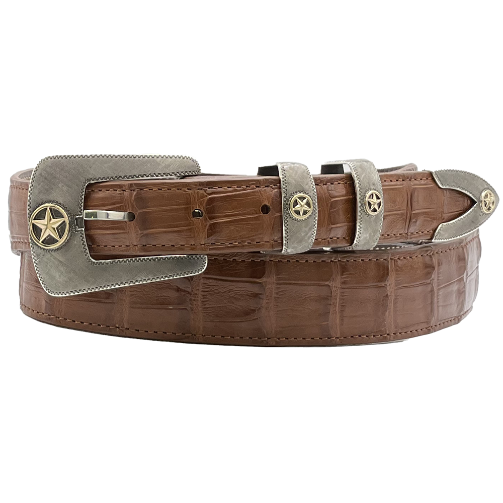 Taos Florentine Gold Star Belt Buckle Set