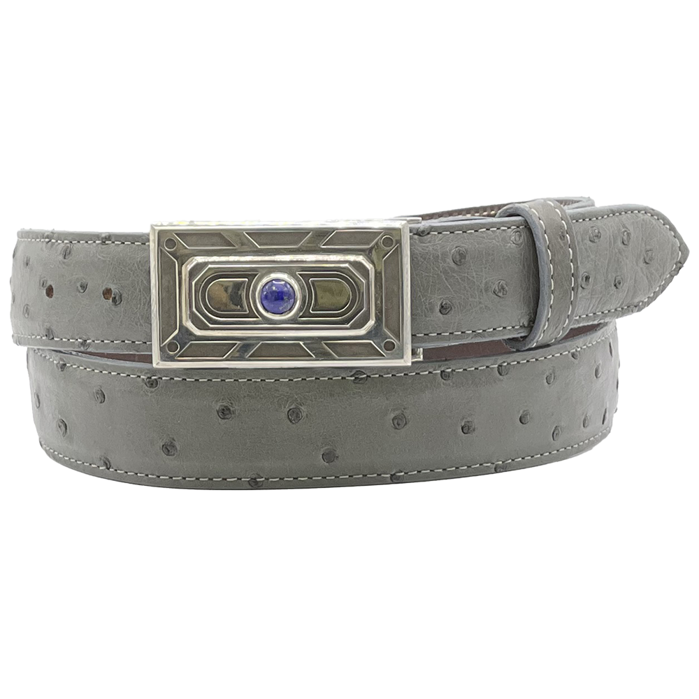 Stefano Sterling Silver and Lapis Belt Buckle