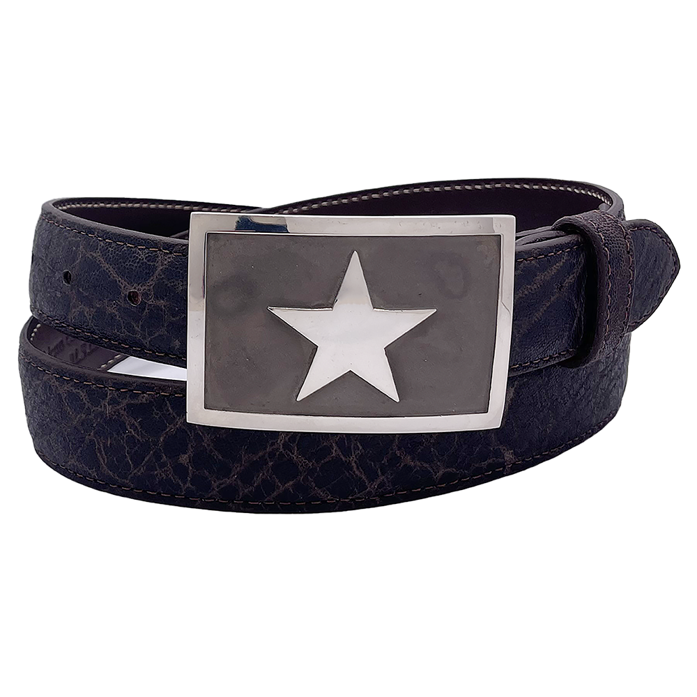 Stefano Silver Lonestar Belt Buckle