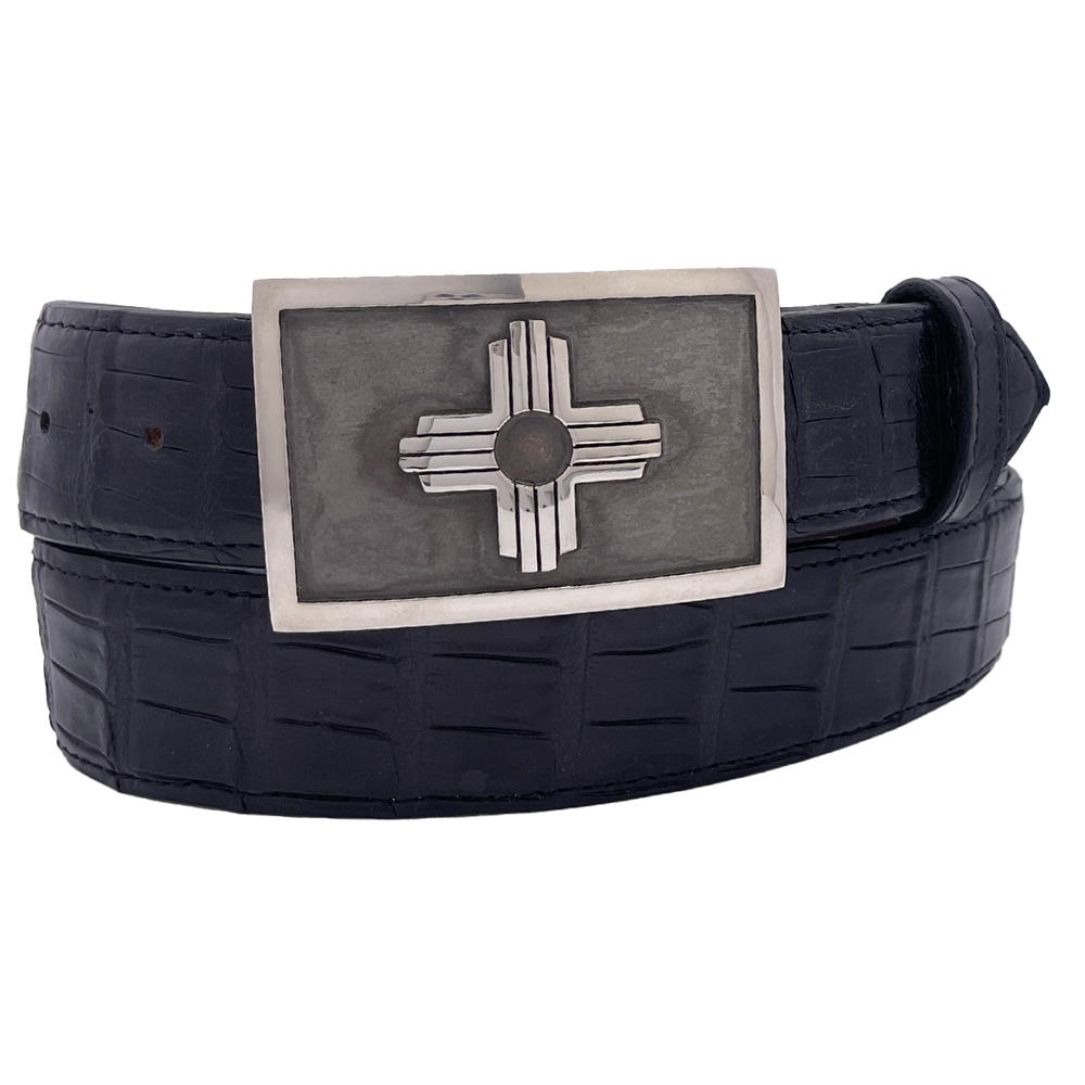 Stefano sterling silver Zia belt buckle.