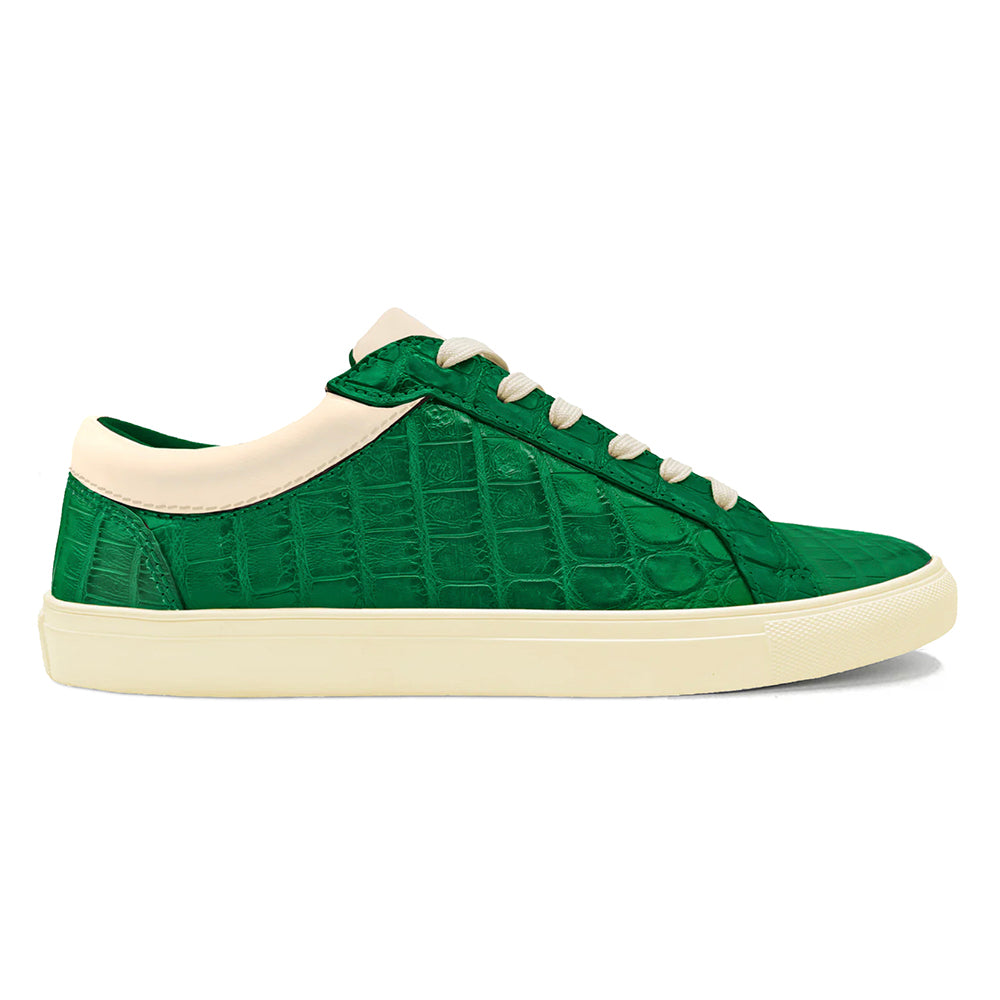 Green Crocodile Sneakers