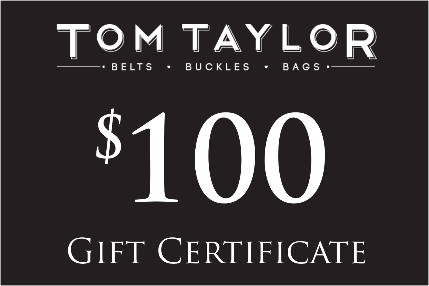 $100 Gift Certificate