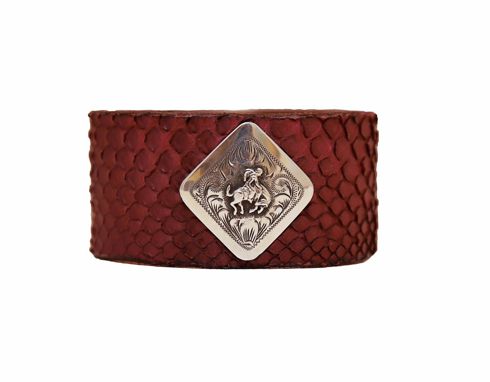 Leather Bronc Cuff