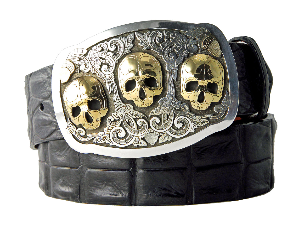 Richard Stump Skull Buckle