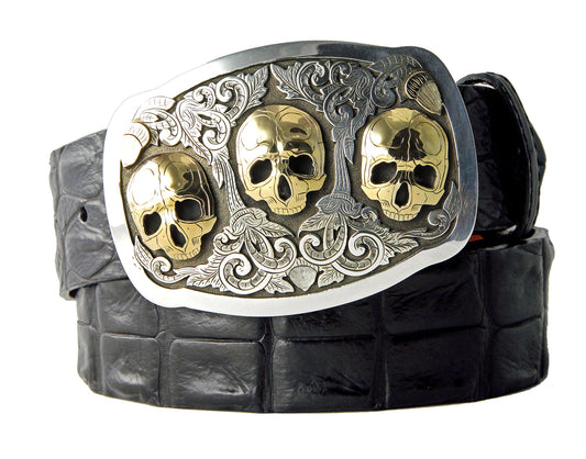 Richard Stump Skull Buckle