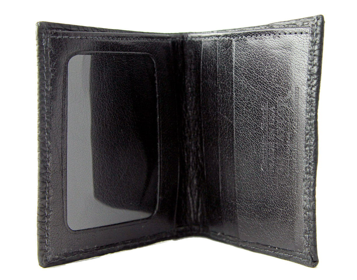 Alligator Bi-Fo;d Wallet Interior