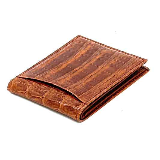 Cognac Crocodile Wallet