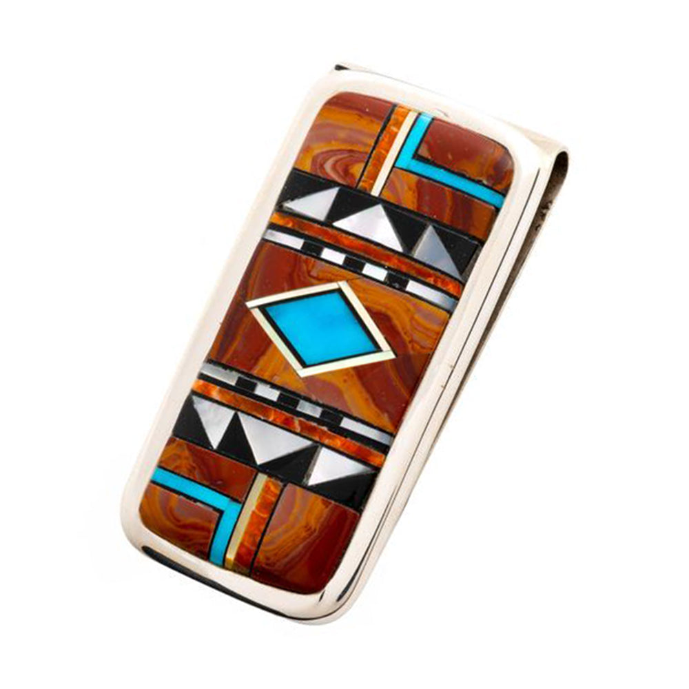 B G Mudd Inlay Money Clip