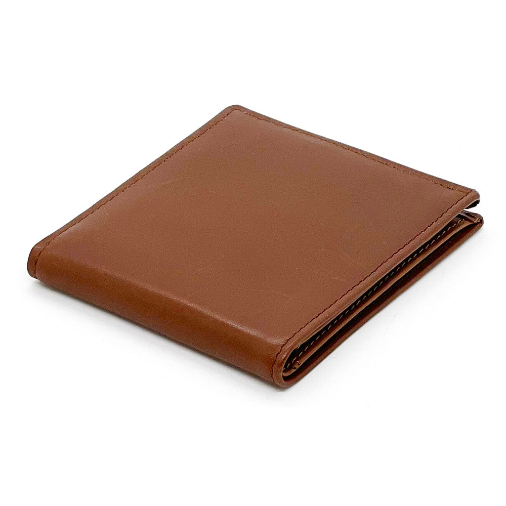 Cognac Italian Calf Hipster Wallet