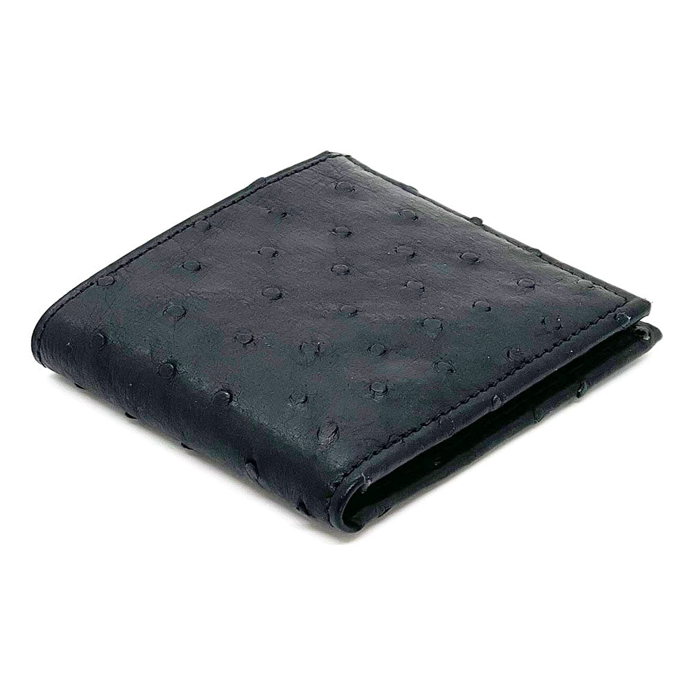 Black Ostrich Hipstar Wallet