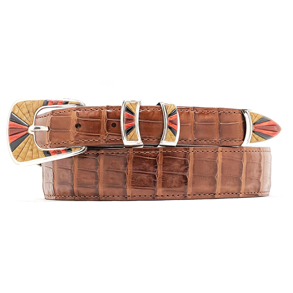 B G Mudd Belt Buckle Set