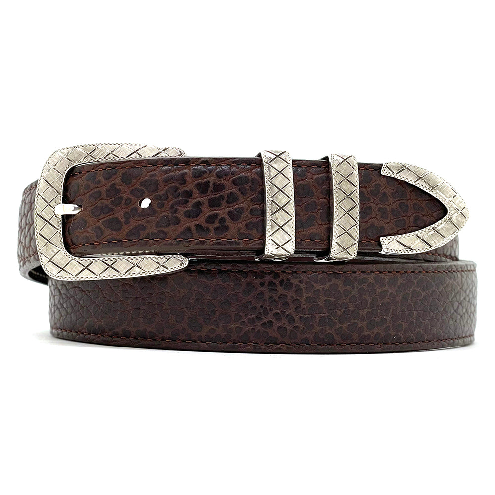 Chacon Silver Belt Buckle Set