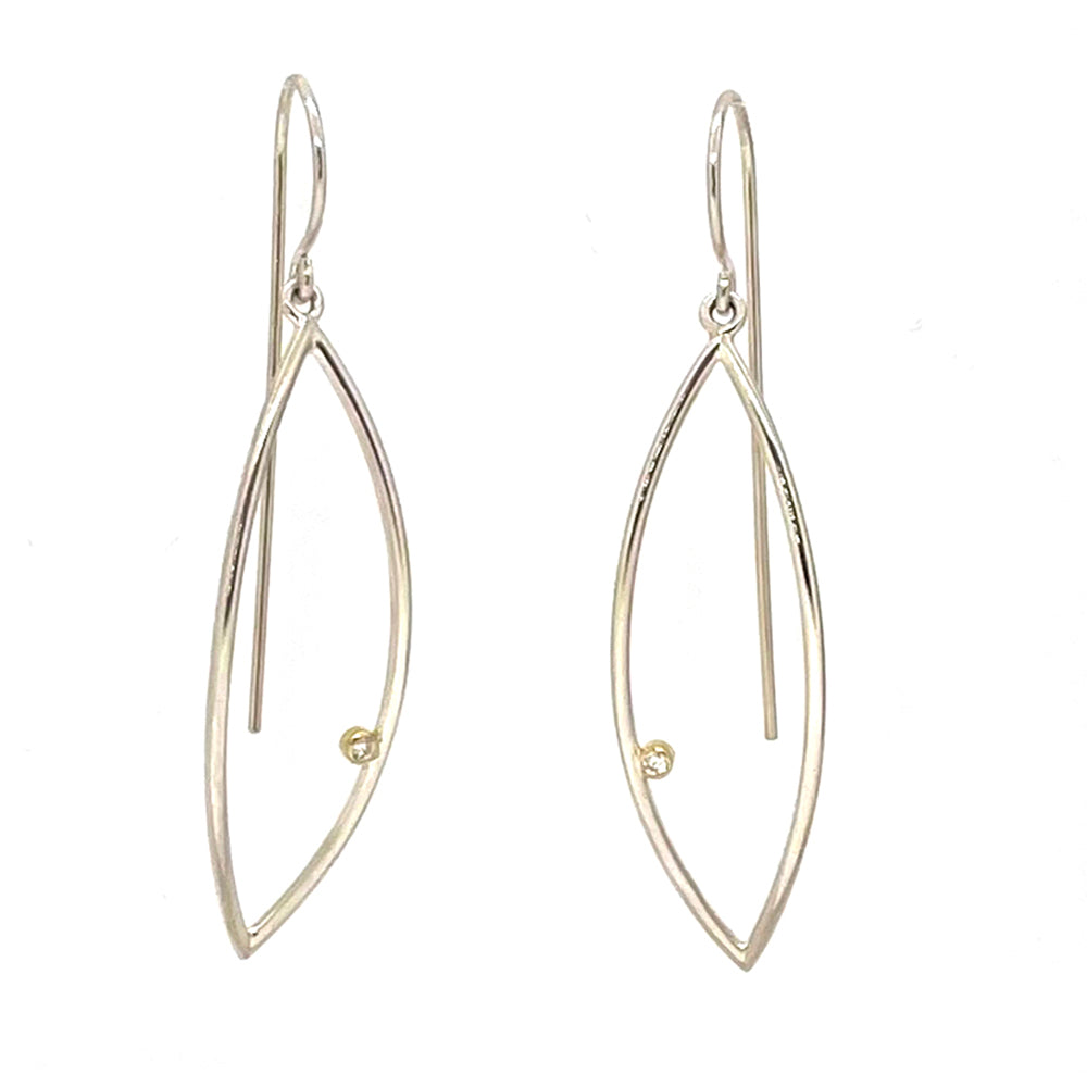 Chris Pruitt Marquise Diamond Earrings