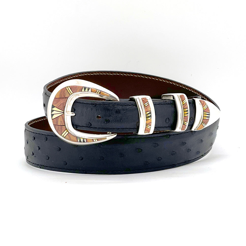 B G Mudd Belt Buckle Set