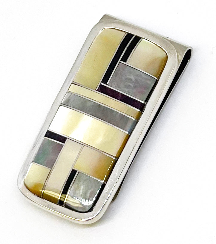 Stone Inlay Money clip