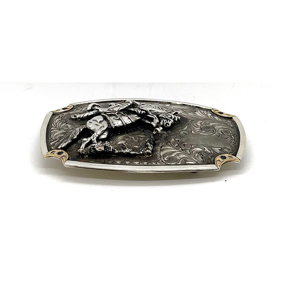 Bronc Rider Belt Buckle