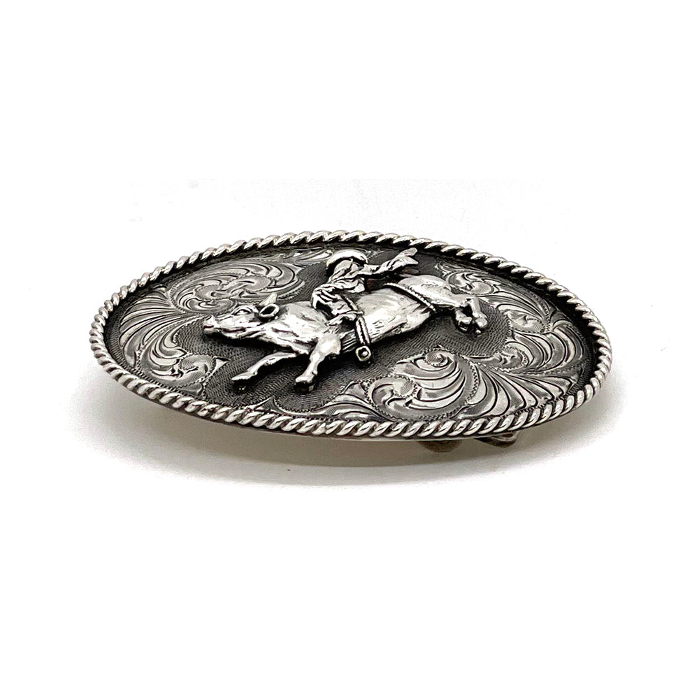 Bull Rider Belt Buckle