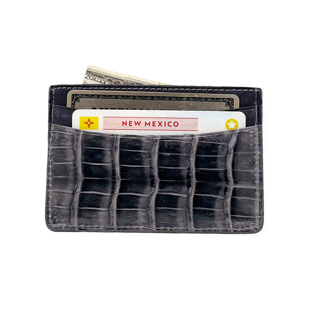 Crocodile Leather Card Case