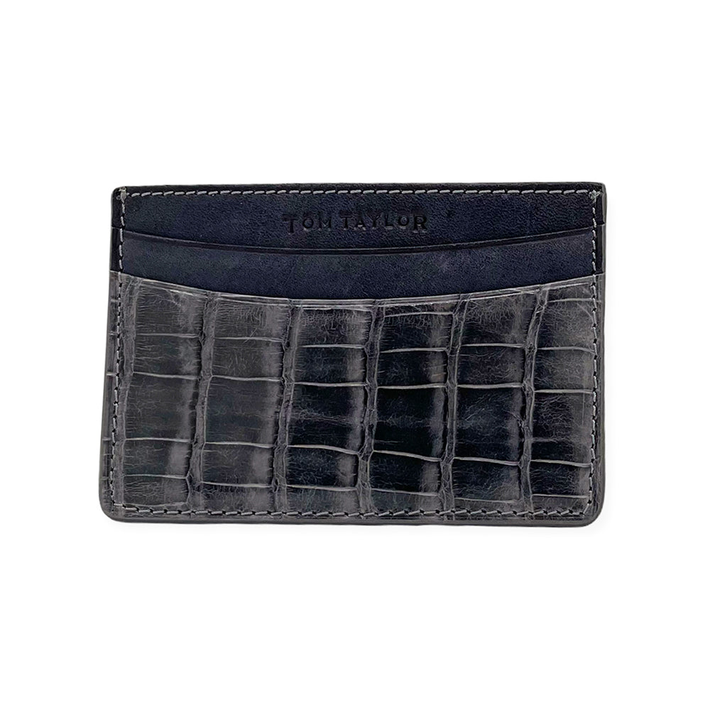 Crocodile Leather Card Case