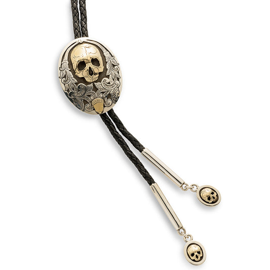 Richard Stump Gold Skull Bolo