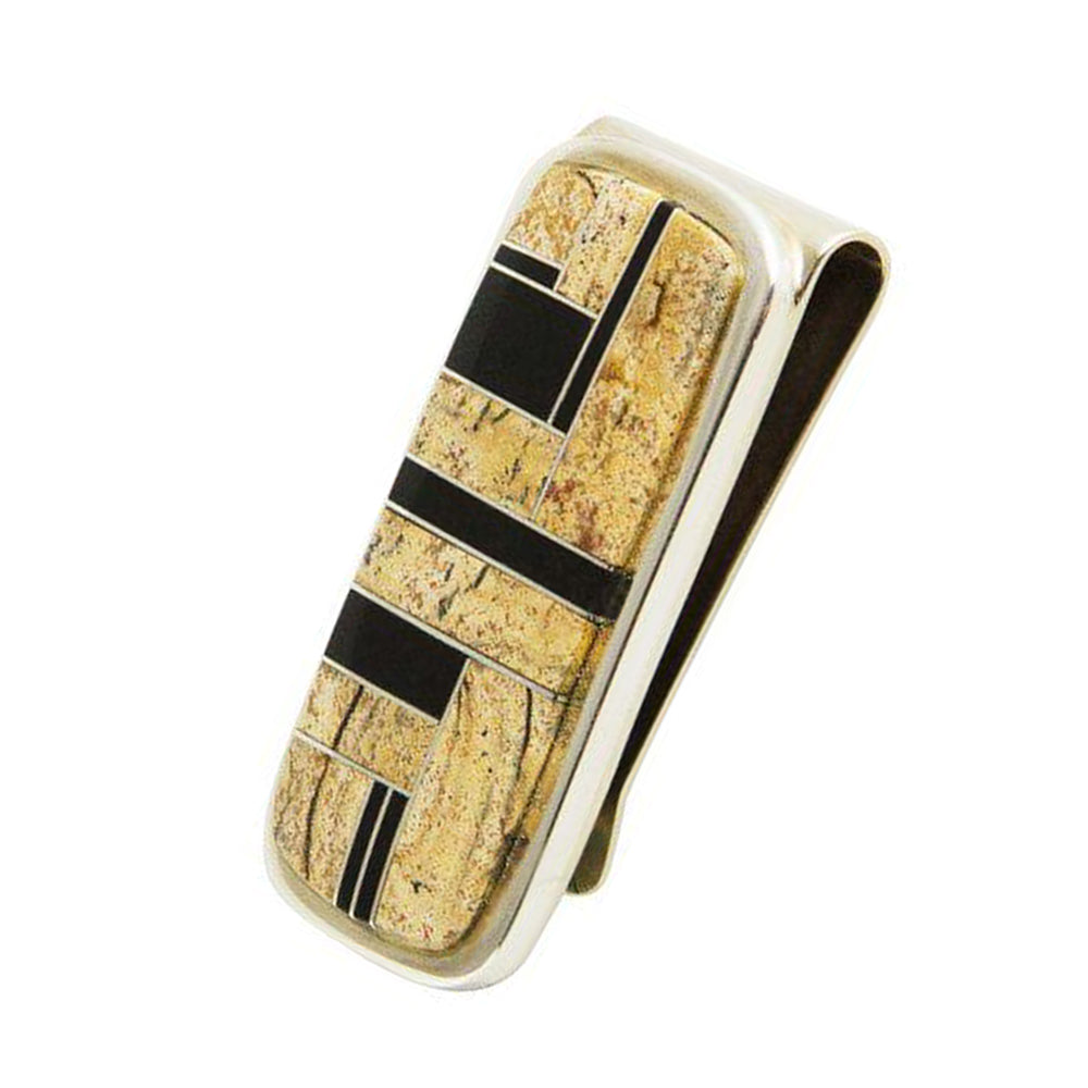 B G Mudd Inlay Money Clip