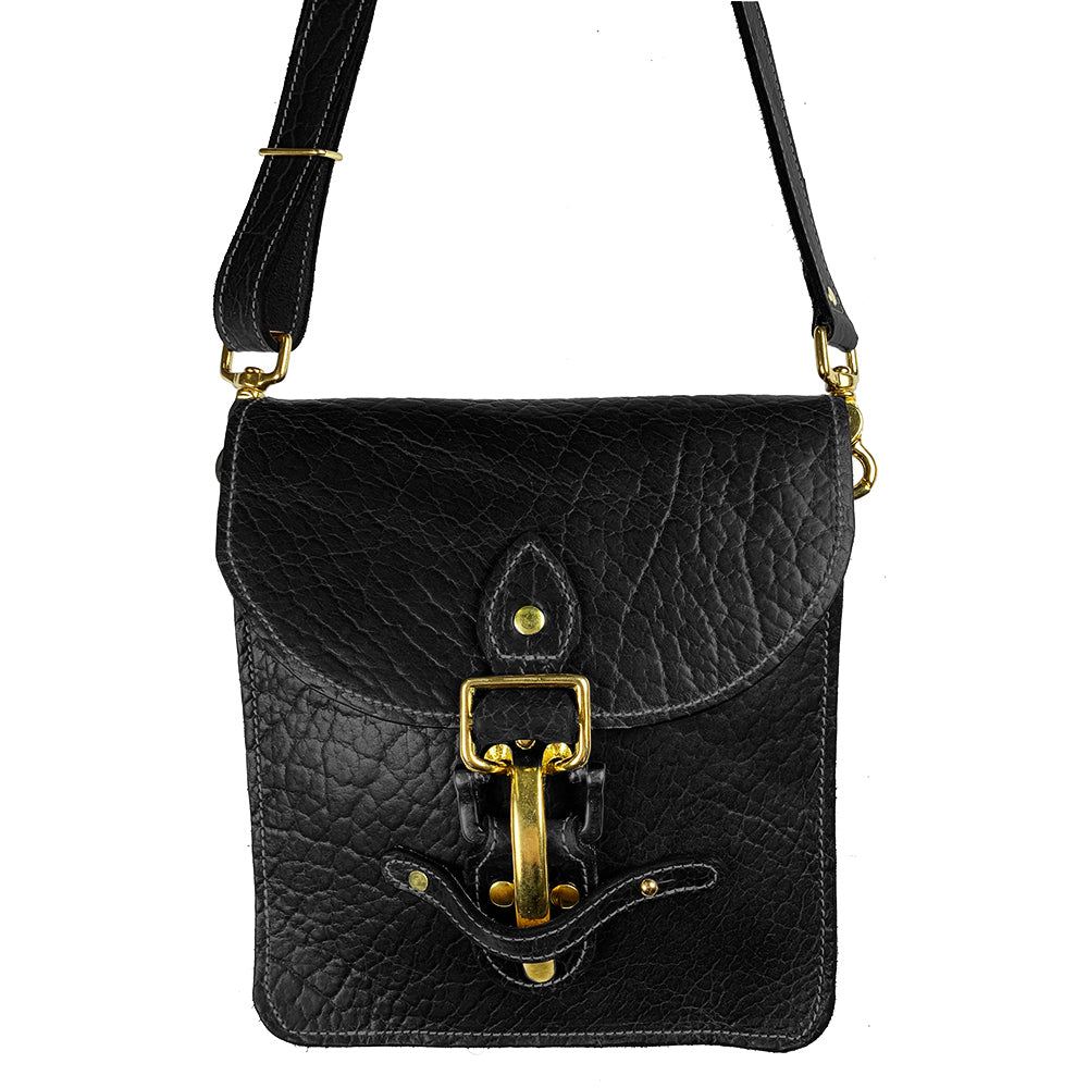 Billy Sunday Black Mini Messenger Bag