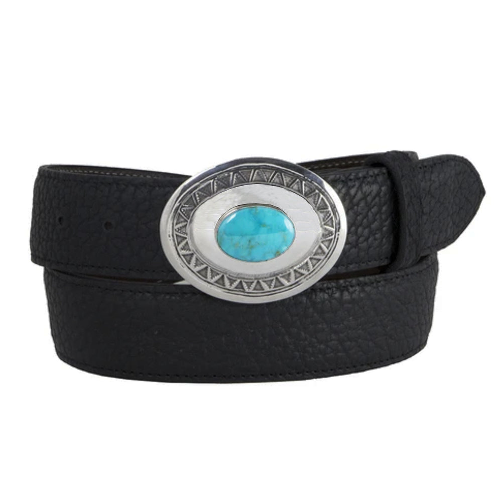 Chacon Oval Turquoise One Piece Buckle 1.5