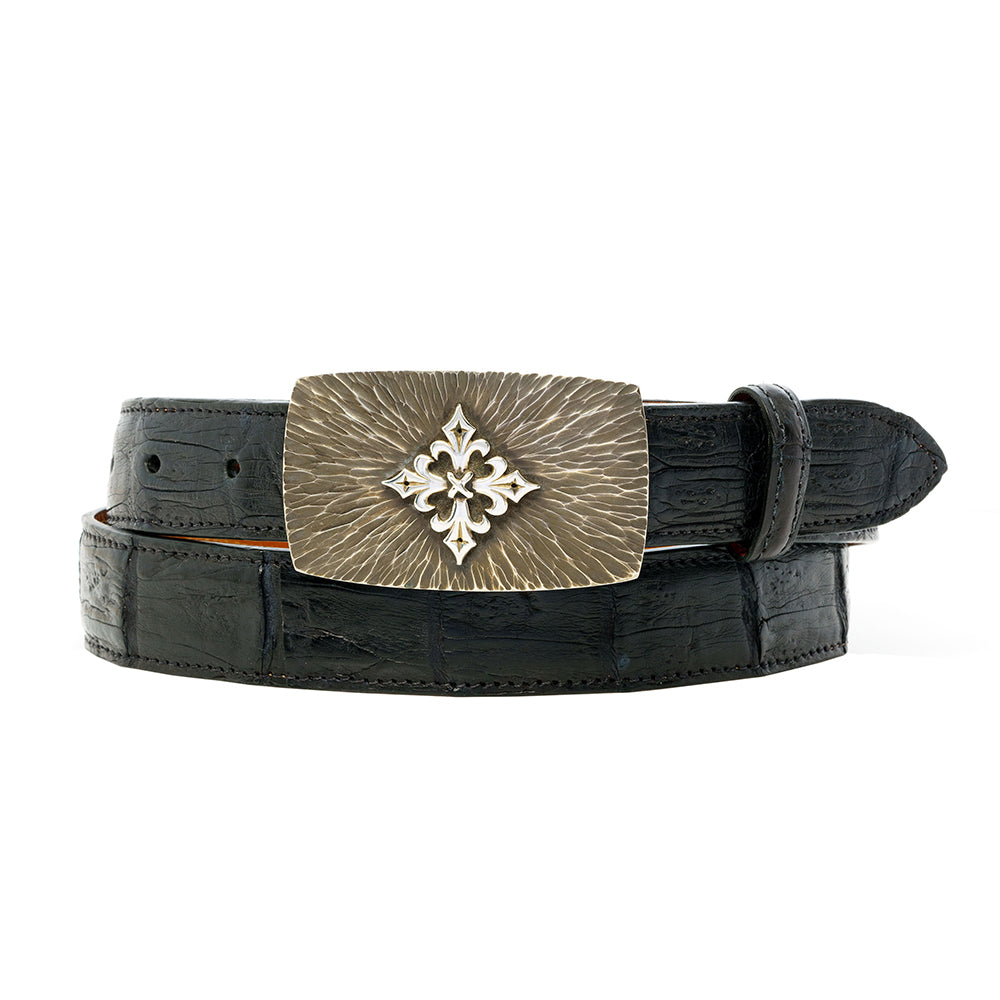 Stefano Fleur-de-Lis One Piece Buckle 1.25