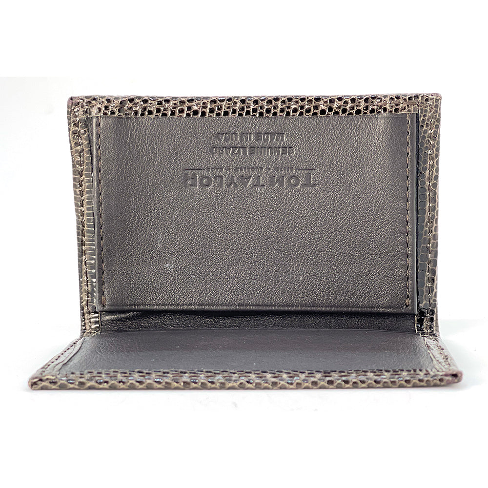 Lizard Card Case Interior