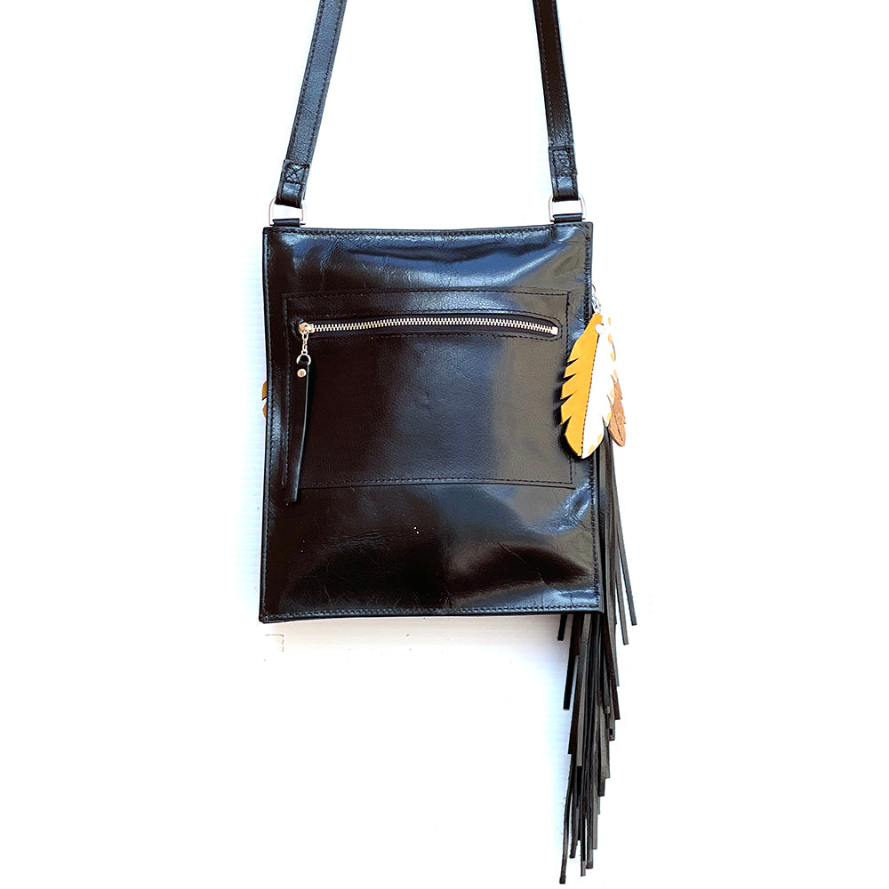 Backside of PCco Bandolera Crossbody Handbag