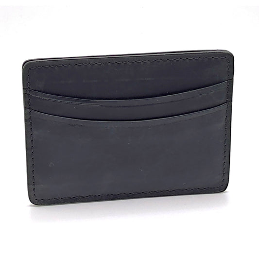 Black goatskin card case.