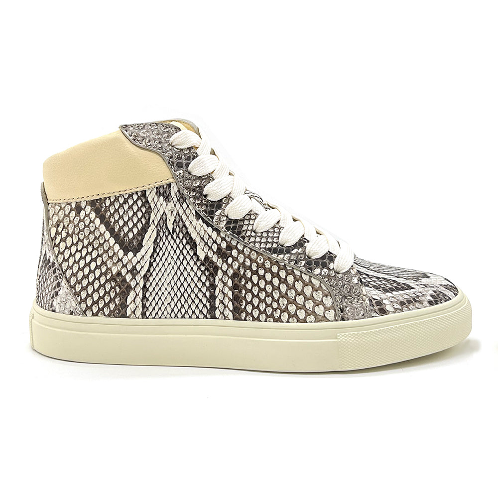 Burmese Python Leather Exotic Hide & Hand-Tooled Leather Sneakers – Tom Taylor Belts | Buckles ...
