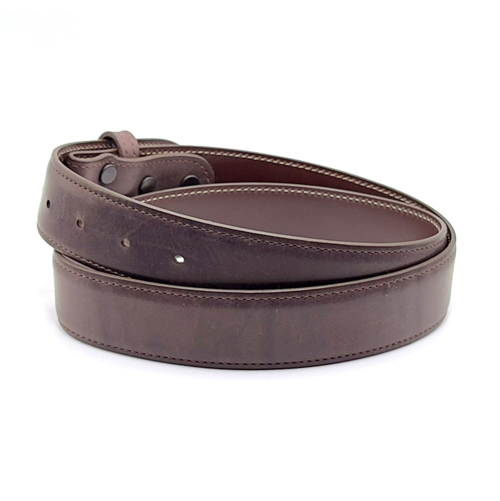 Chocolate Ranch Leather Belt Strap