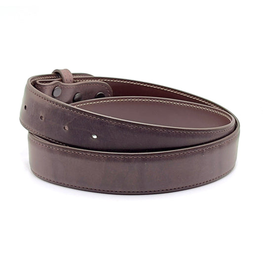 Chocolate Ranch Leather Belt Strap