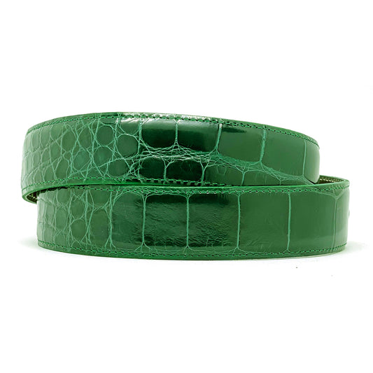 Dark Green Alligator Belt Strap