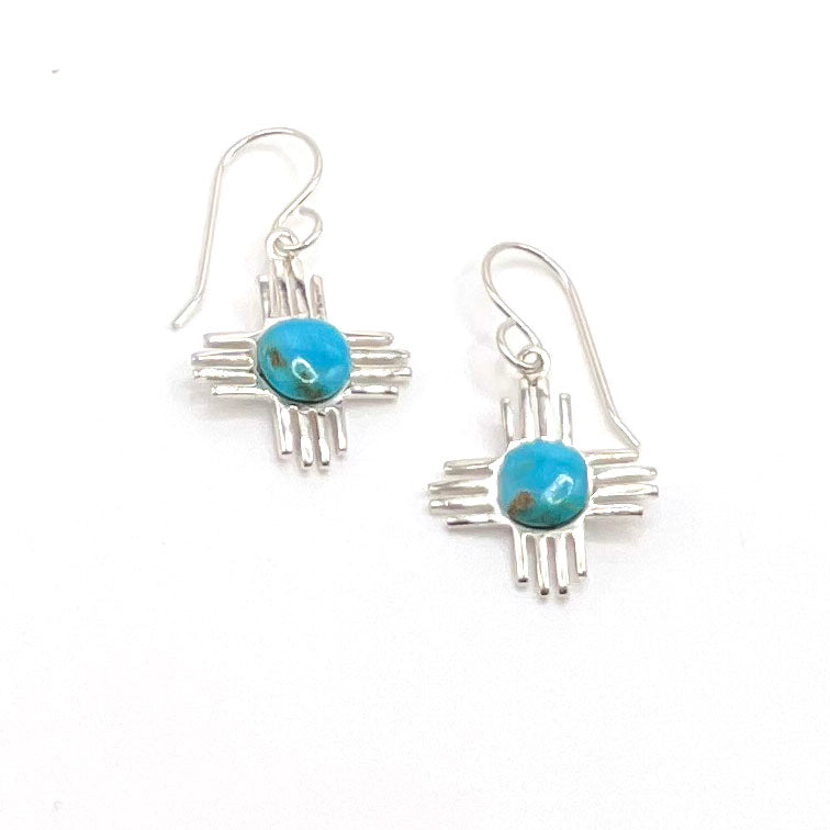 Turquoise Zia Earrings