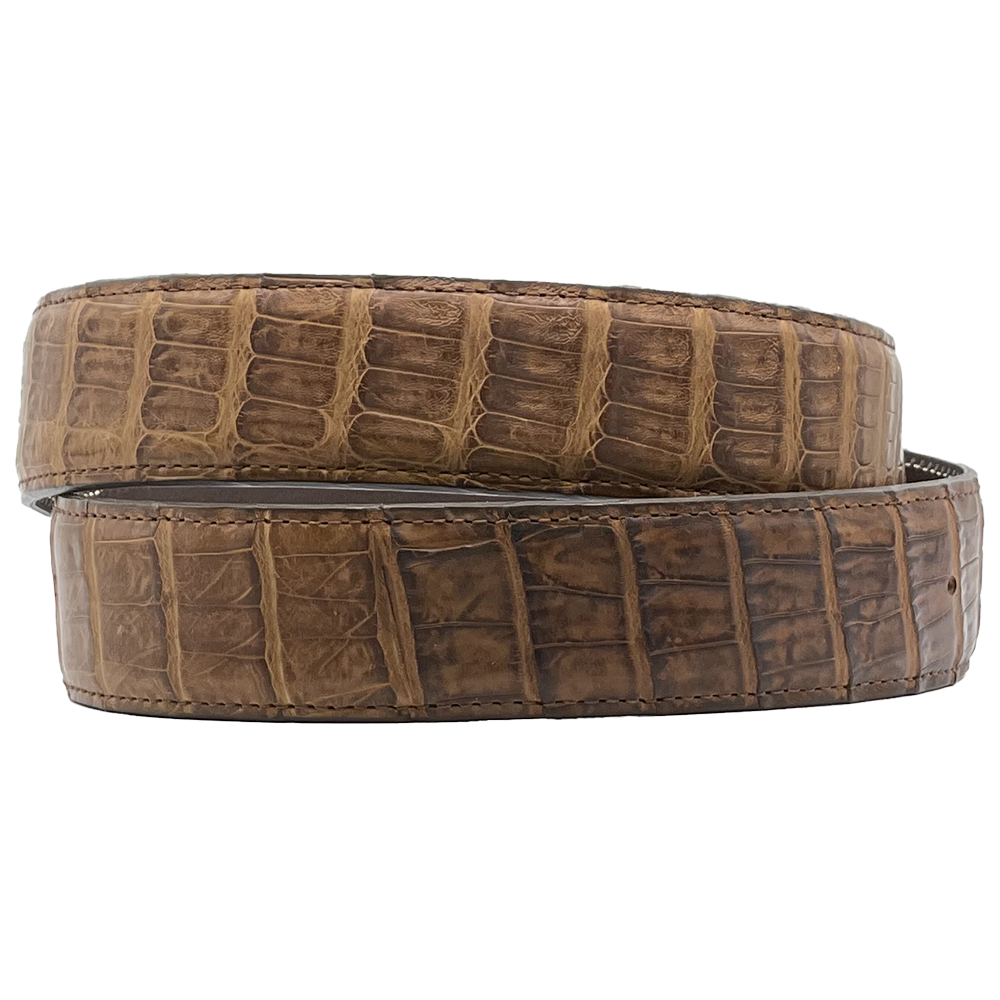 Mad Dog Brown Crocodile Belt Straps