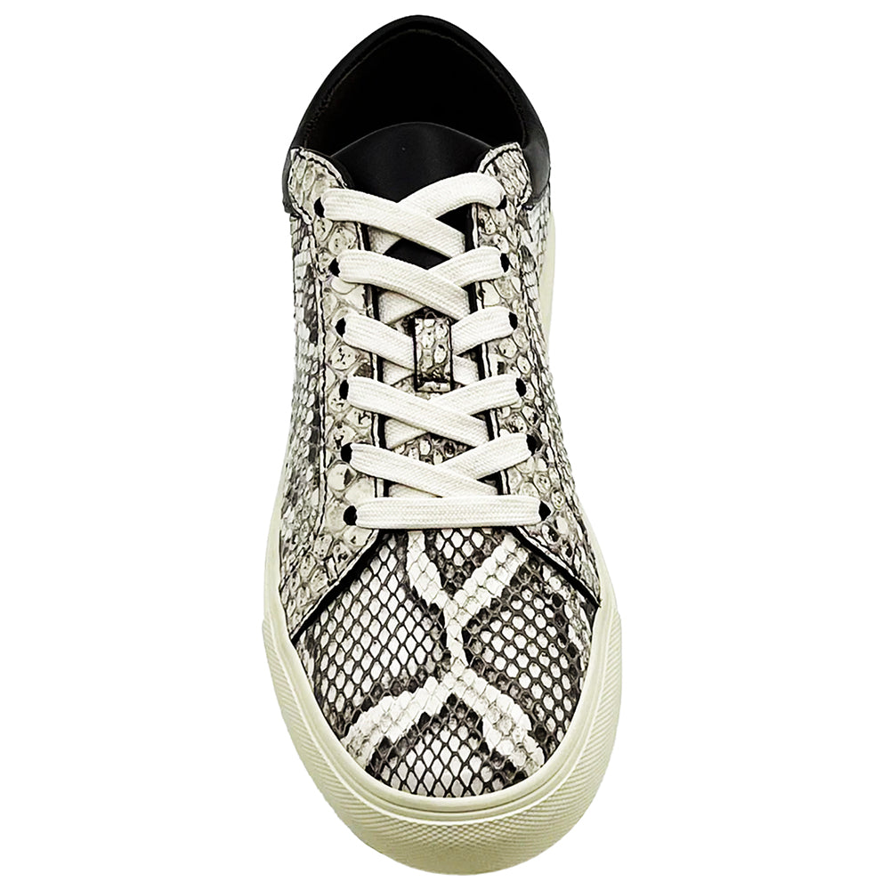Burmese Python Leather Exotic Hide & Hand-Tooled Leather Sneakers – Tom Taylor Belts | Buckles ...