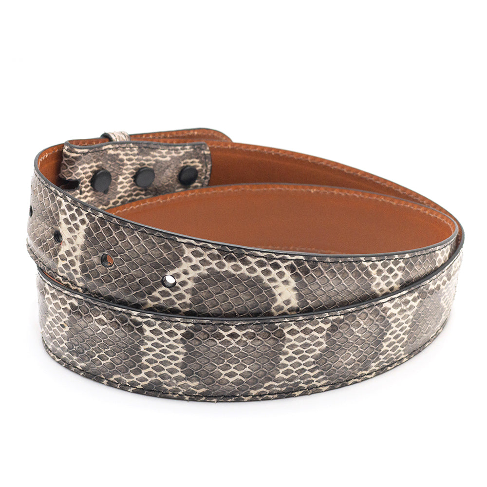 Natural Flower Snakeskin Belt Straps