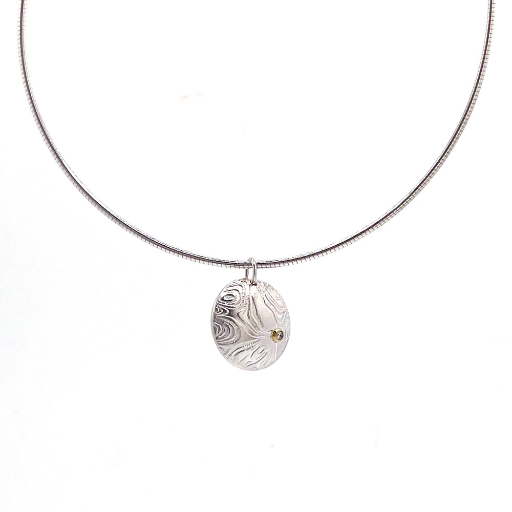 Chris Pruitt M&M Oil Slick Pendant Necklace